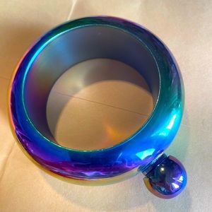bracelet flask metal titanium Rainbow multicolor HTF